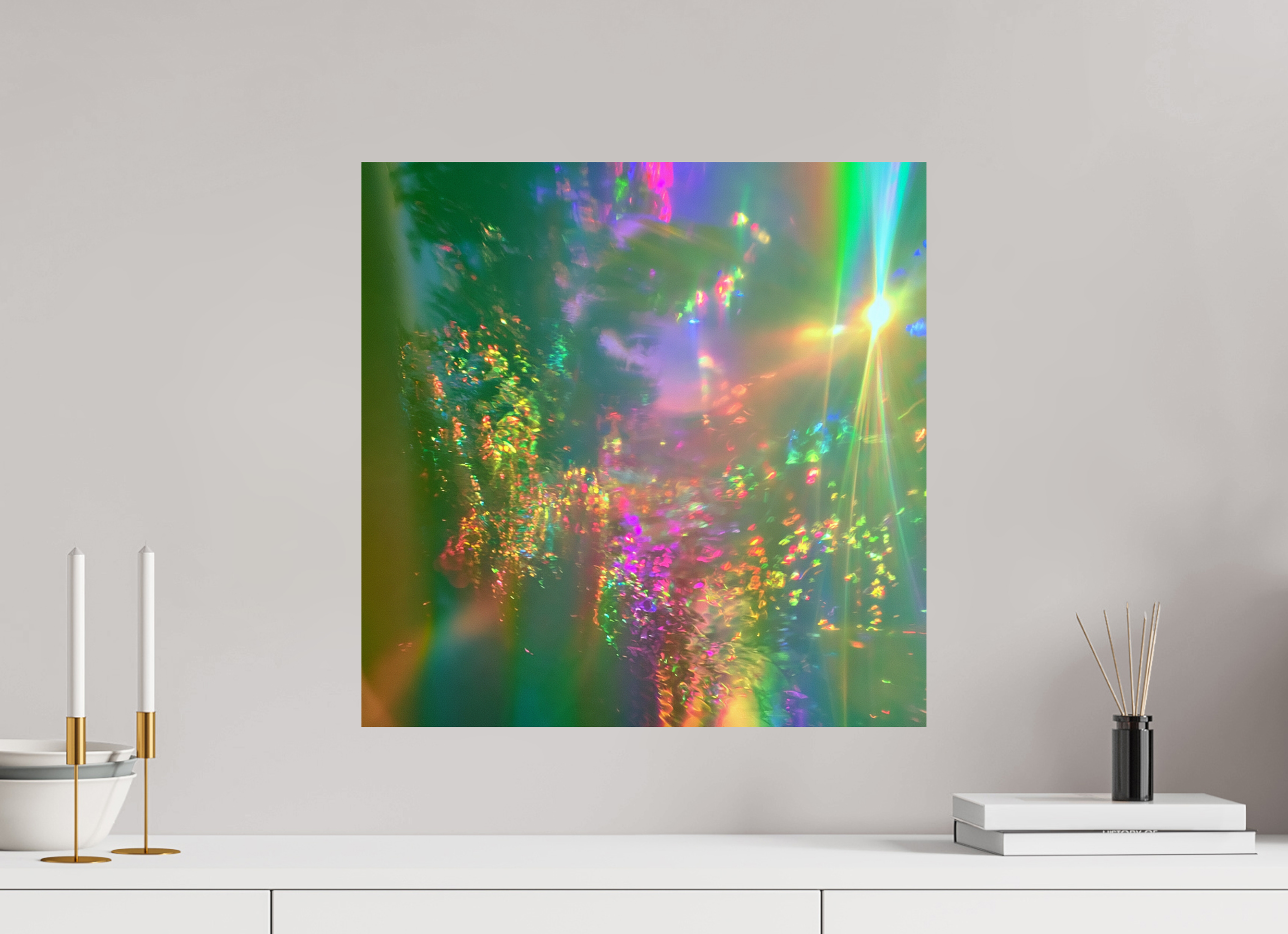 50 x 50 cm, Photo Print On Fuji Crystal DP II ZONREFLECTIES / 08 Zomerlicht PRINT
