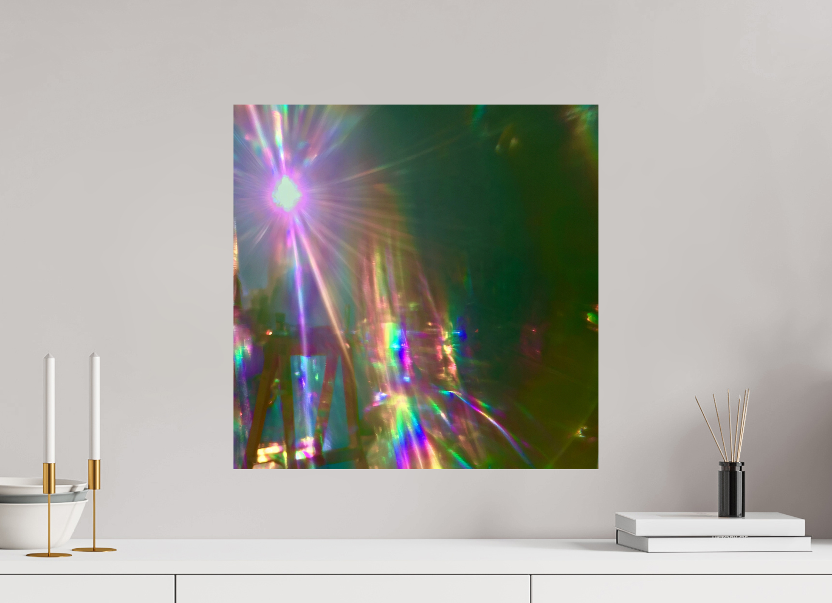 50 x 50 cm, Photo Print On Fuji Crystal DP II ZONREFLECTIES / 02 Lichtpoort