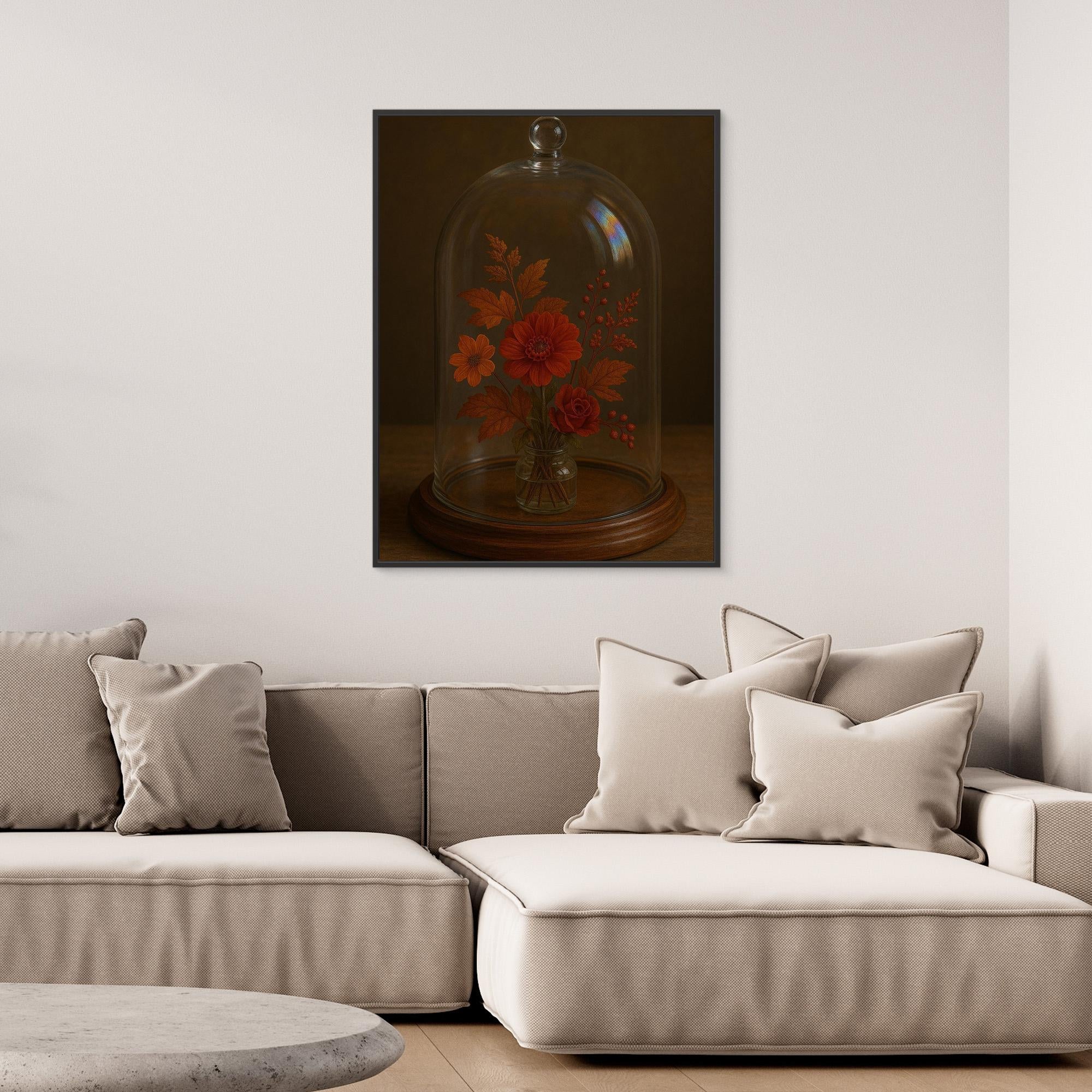 Autumnal Simplicity - Canvas Print met lijst