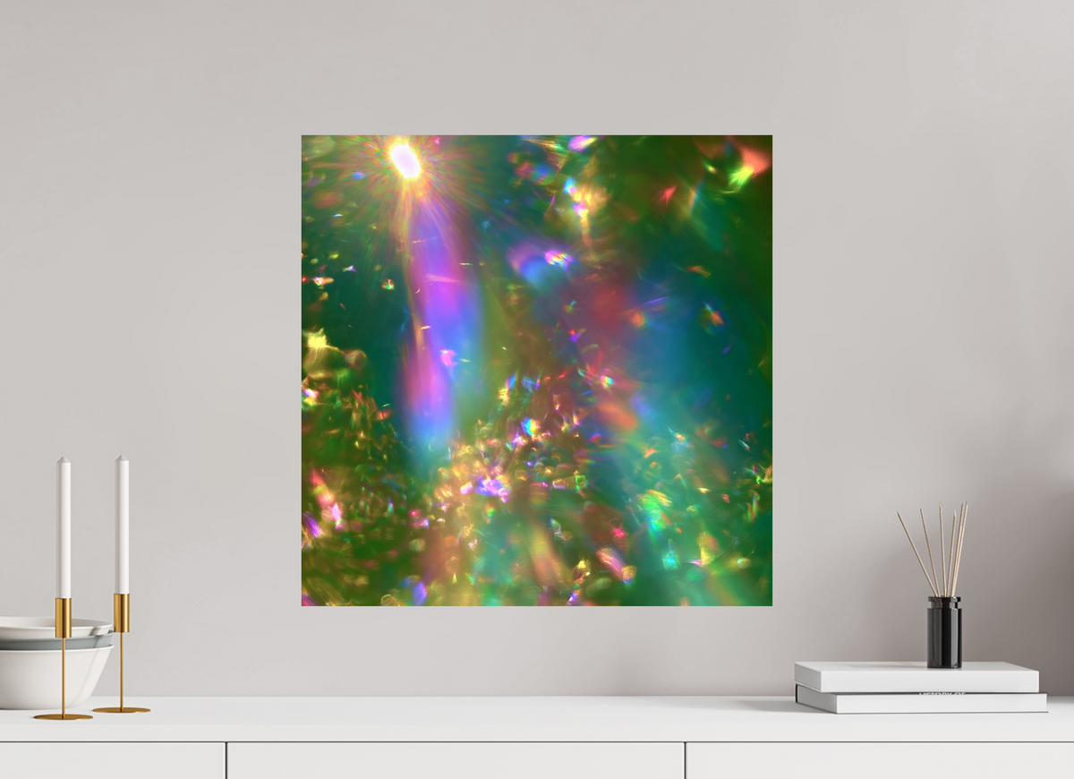 50 x 50 cm, Photo Print On Fuji Crystal DP II ZONREFLECTIES / 04 Lichtregen PRINT