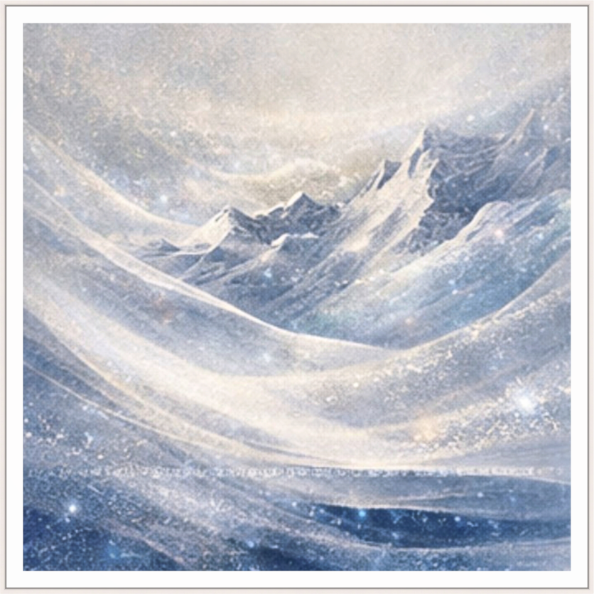 Main image Frozen Horizon - Metallic Photo Print with Frame