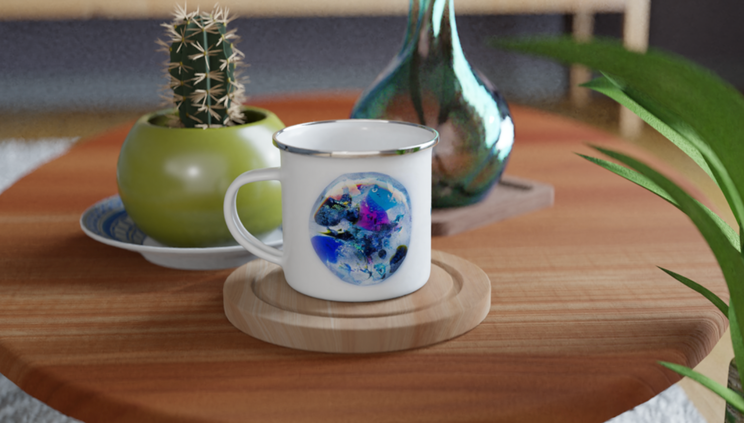 Cosmic Bloom -  Emaille Mok