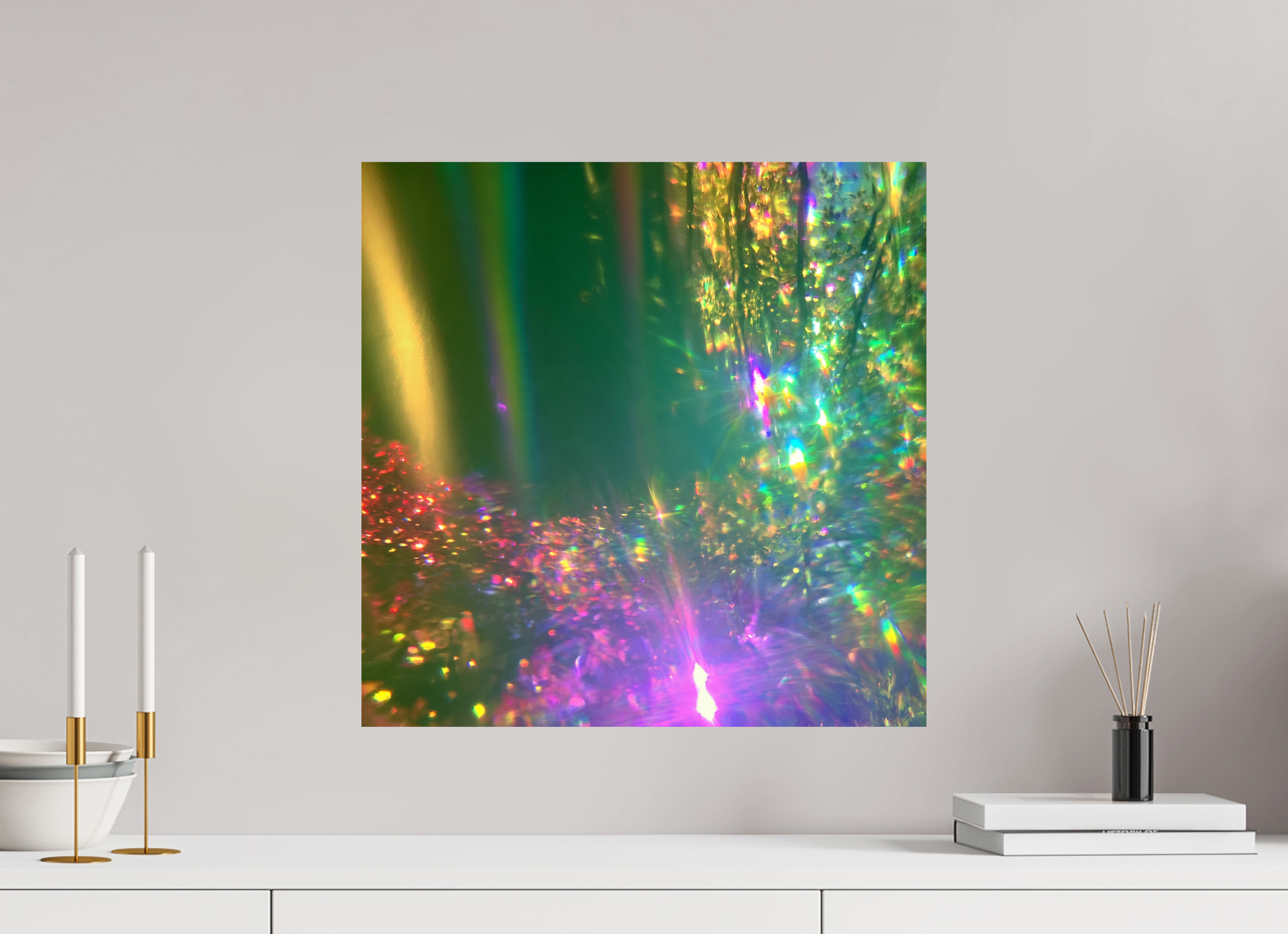 50 x 50 cm, Photo Print On Fuji Crystal DP II ZONREFLECTIES / 09 Nagloed PRINT