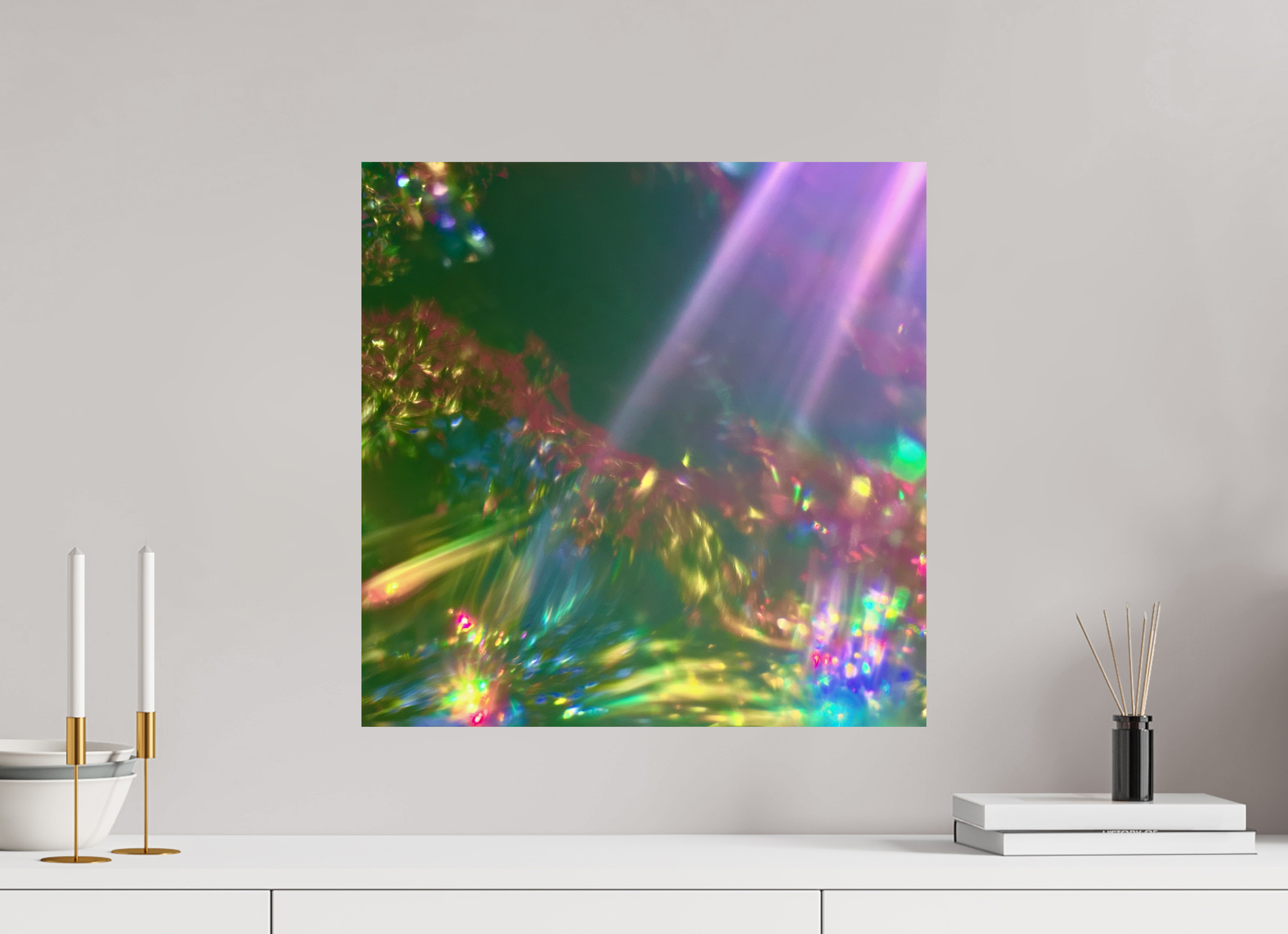 50 x 50 cm, Photo Print On Fuji Crystal DP II ZONREFLECTIES / 06 Zachte overgave PRINT