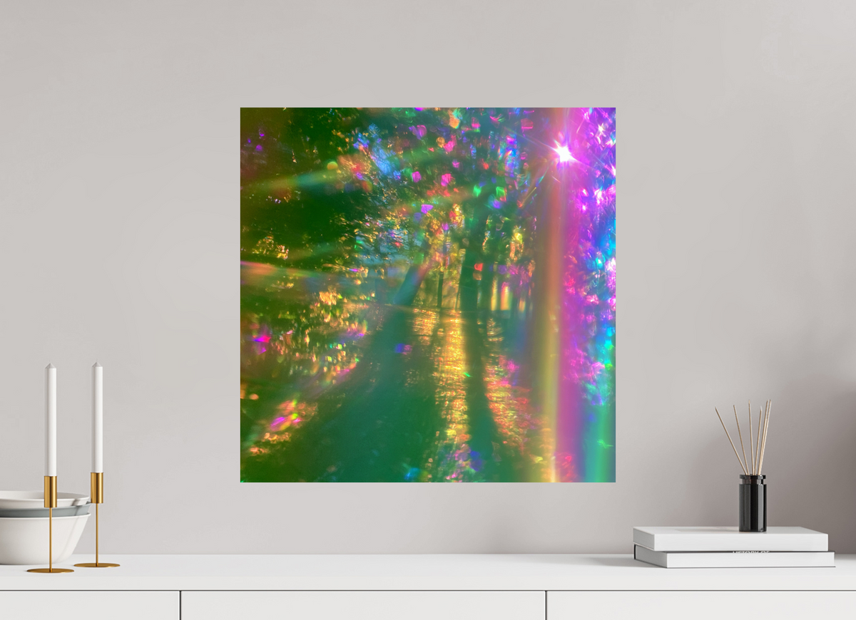 50 x 50 cm, Photo Print On Fuji Crystal DP II ZONREFLECTIES / 07 Gouden stroom PRINT