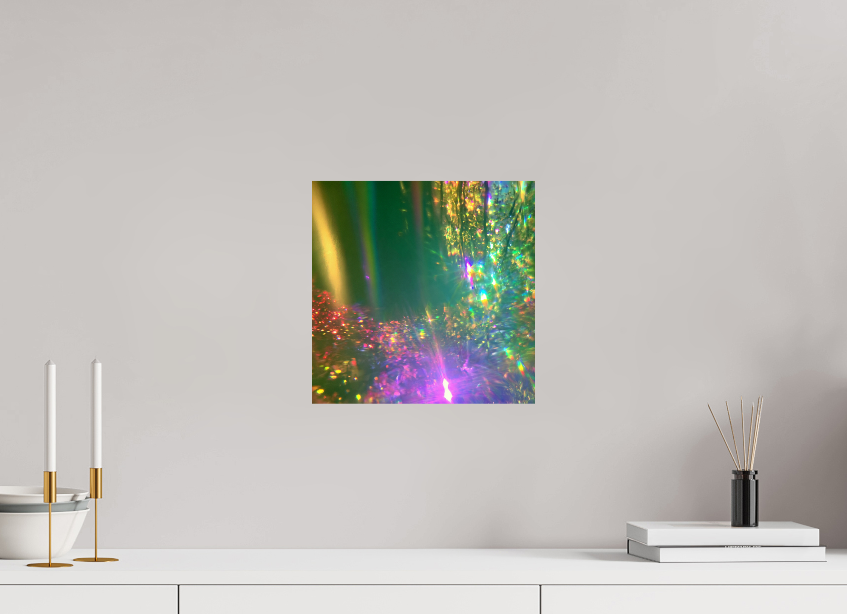 30 x 30 cm, Photo Print On Fuji Crystal DP II ZONREFLECTIES / 09 Nagloed PRINT