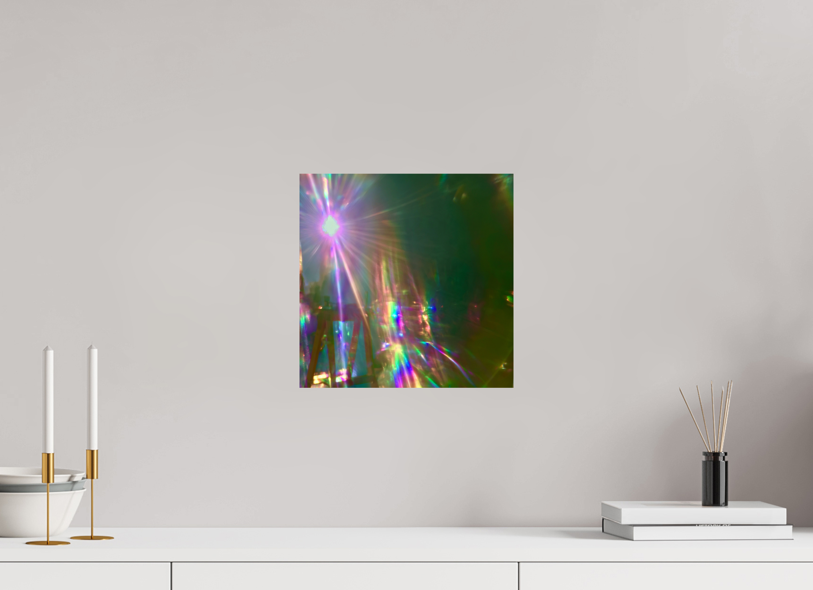 30 x 30 cm, Photo Print On Fuji Crystal DP II ZONREFLECTIES / 02 Lichtpoort