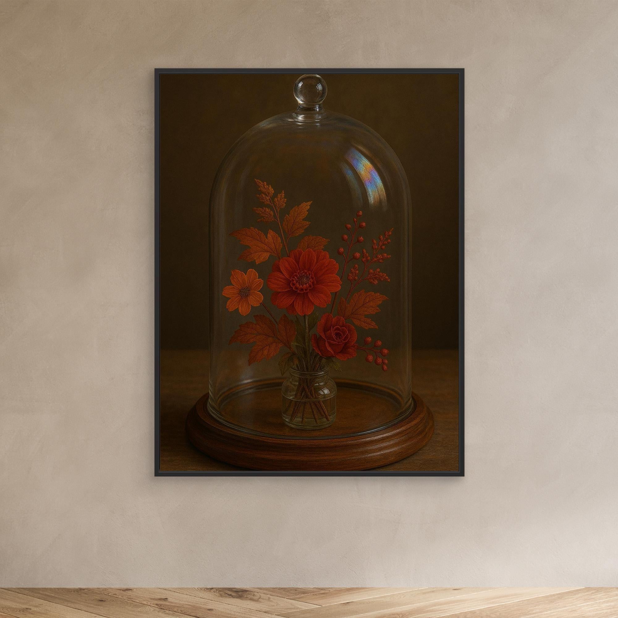 Autumnal Simplicity - Canvas Print met lijst