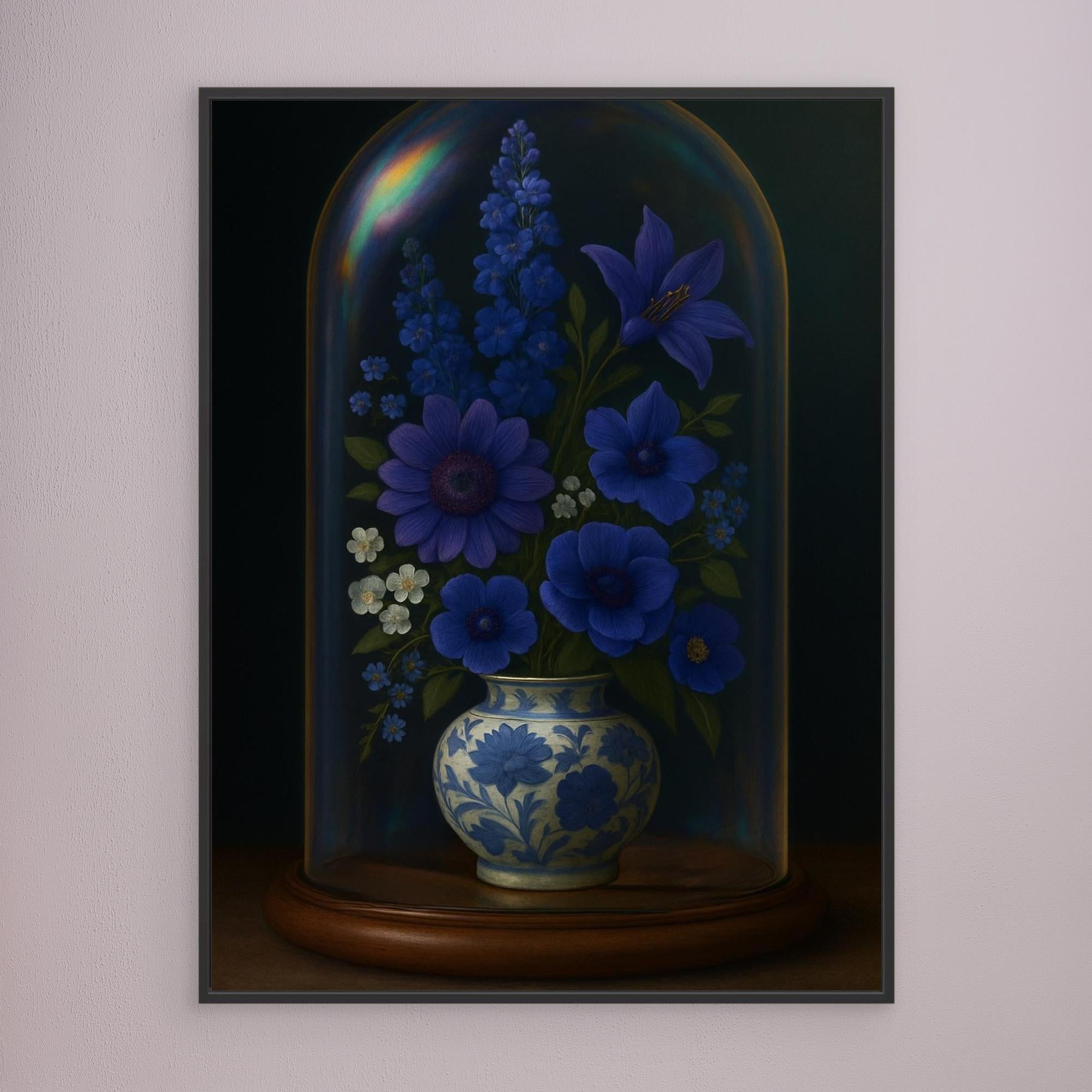Midnight Blue - Canvas Print met lijst