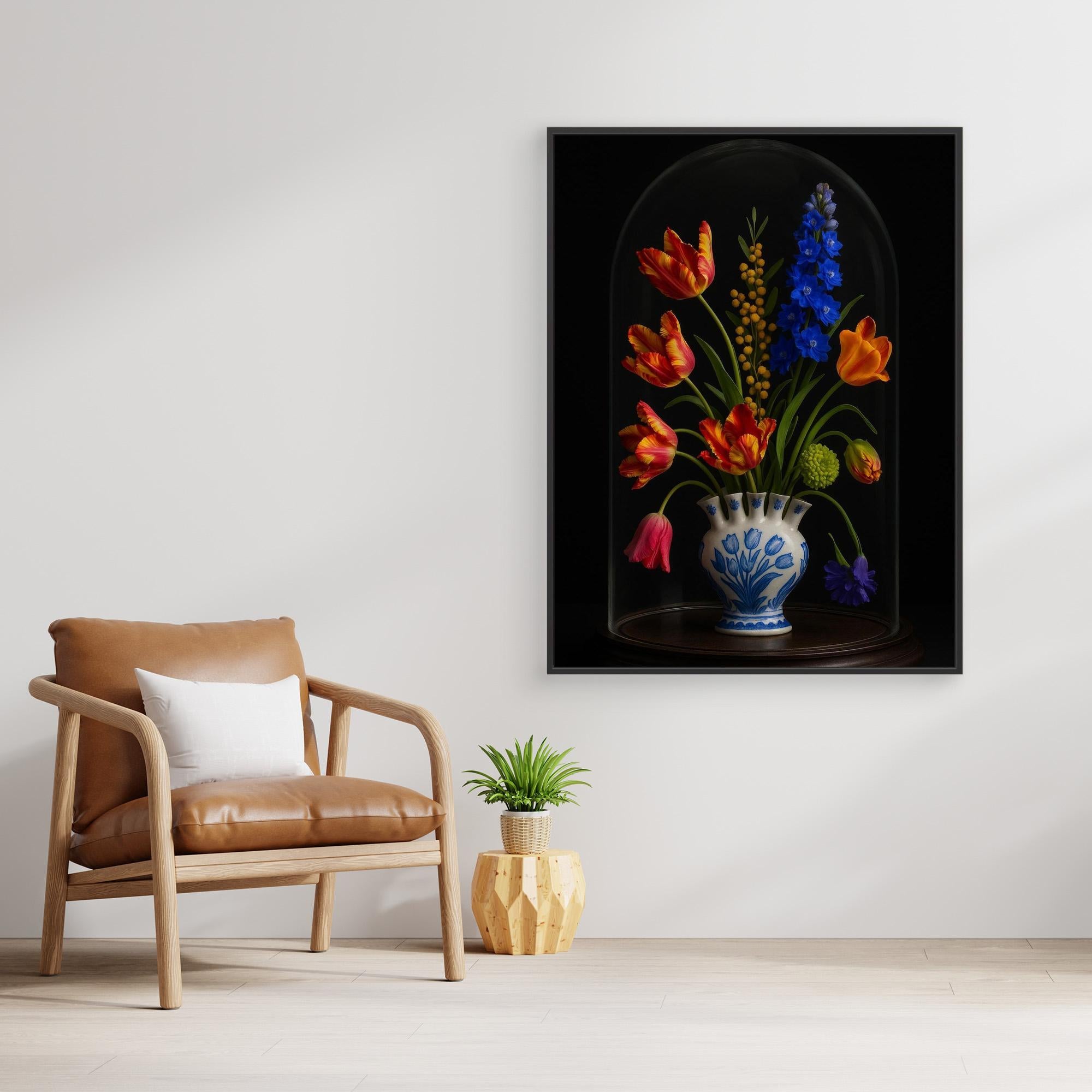 Tulip Splendor - Canvas Print met lijst