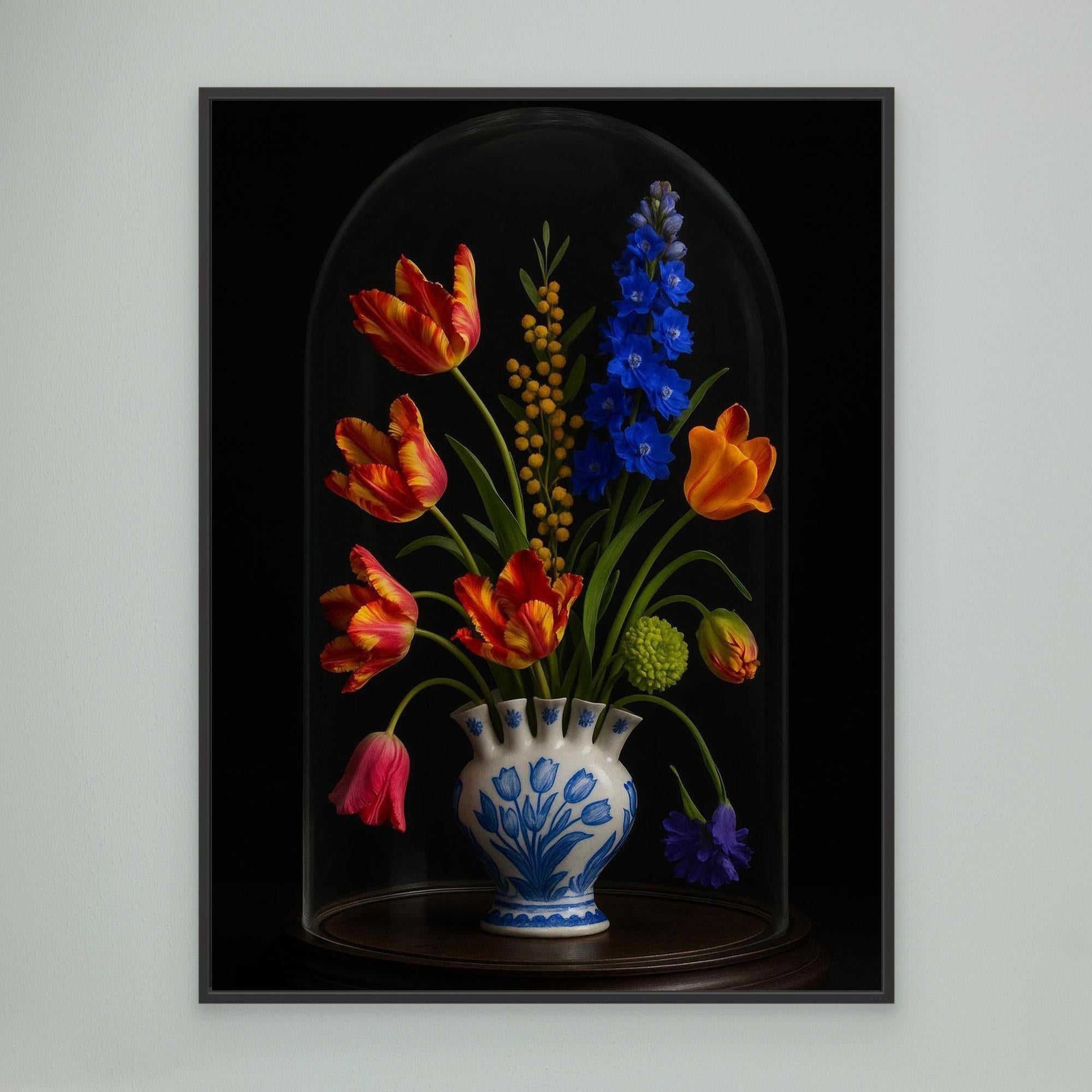 Tulip Splendor - Canvas Print met lijst